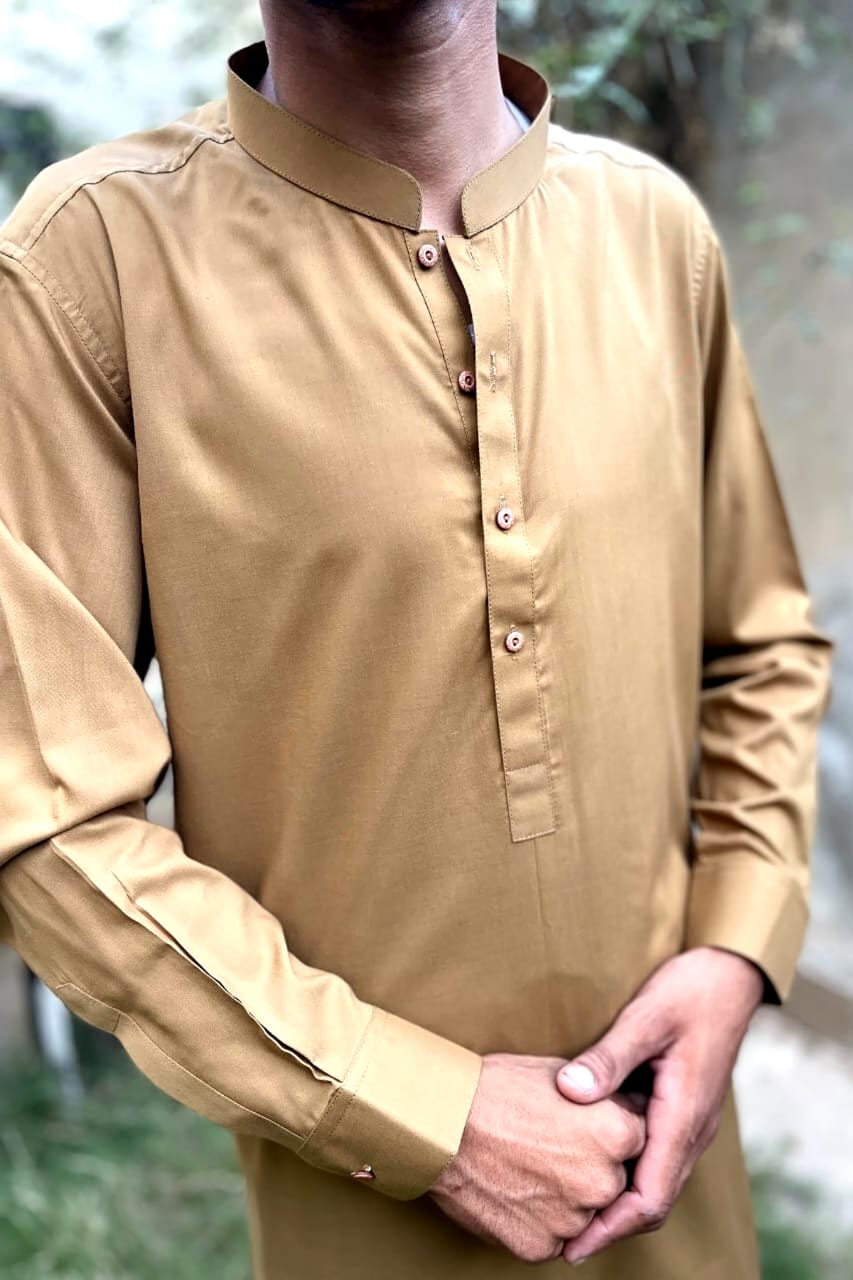 Brown Kameez Shalwar